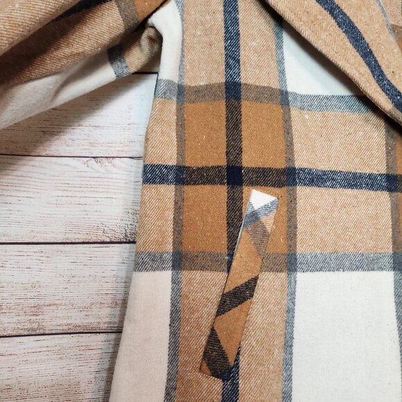 Cavalini Los Angeles OUTERWEAR One Button Jacket Pockets Brown Women's Size M - Picture 5 of 16